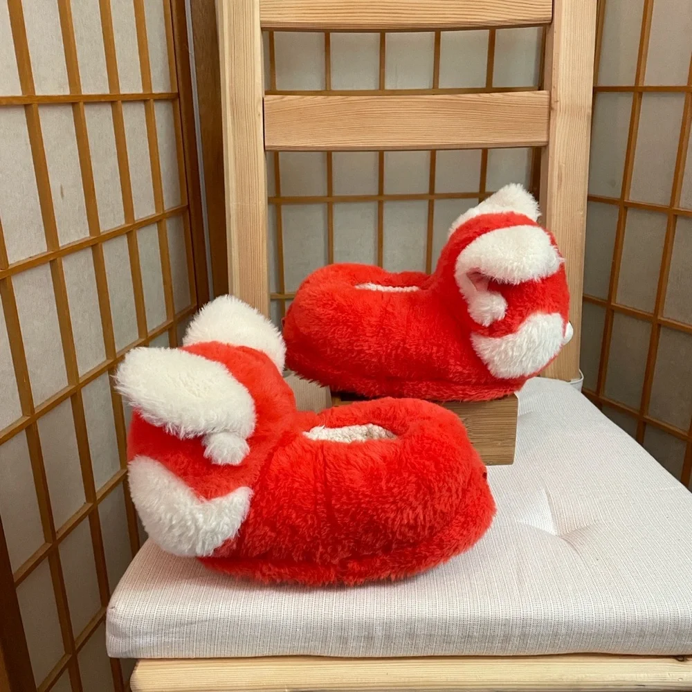 Disney Official Turning Red Plush Red Panda Slippers Kids Toddler 11